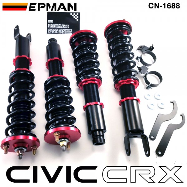 Coilovers Spring Struts Racing Suspension Coilover Kit Shock Absorber